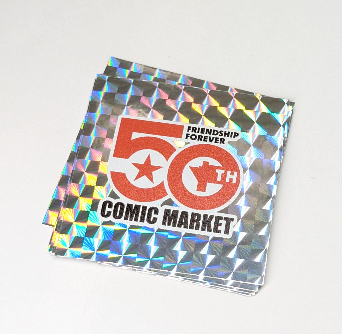 コミックマーケット50周年記念 ホログラムシール 約5cm(4枚目)